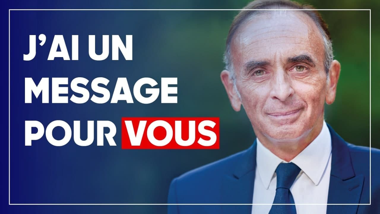 Éric Zemmour « Je suis candidat à l’élection présidentielle