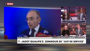 Zemmour répond à Jadot