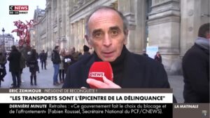 Eric Zemmour : STOP à l'insécurité dans les transports en commun