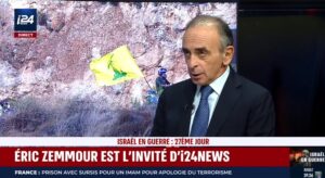Eric Zemmour sur i24News depuis Israël